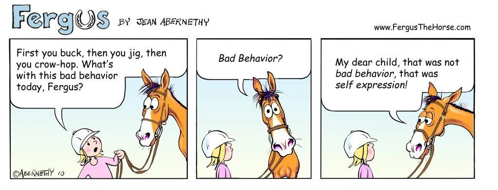 Fergus is behaving badly today://