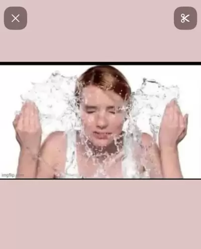 my bathroom floor is always wet bc neutrogena taught me to wash my face like this ..